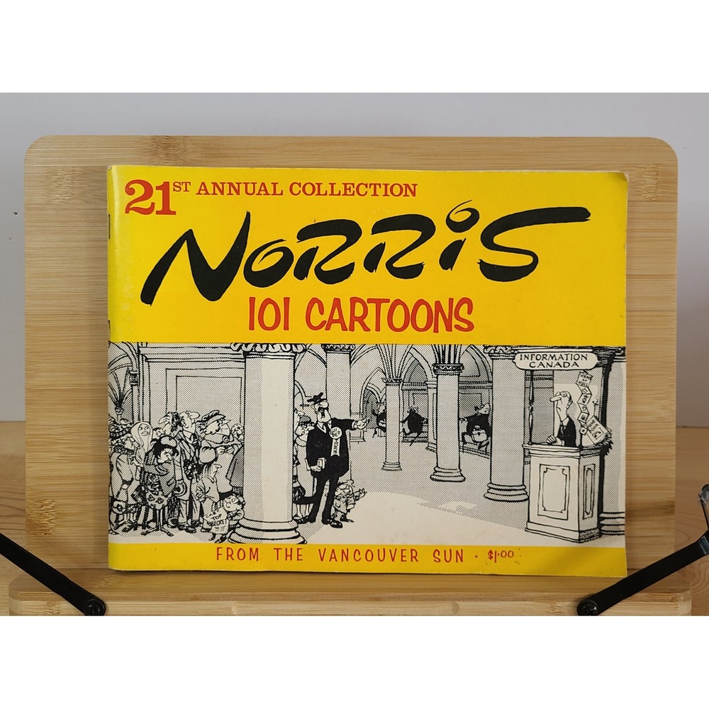 Len Norris 21st Annual Collection 101 Cartoons Vancouver Sun Vintage Paperback